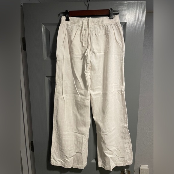 Old Navy White Linen Pants XS - Picture 3 of 3